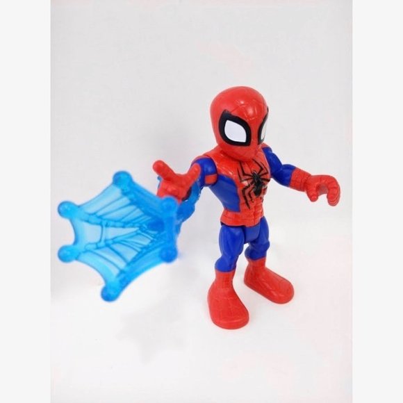 SALE! Spider Man with Spider Web Action Figure 5 Inches - Picture 1 of 5